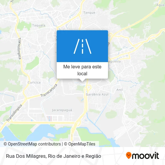 Rua Dos Milagres mapa