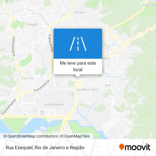 Rua Ezequiel mapa