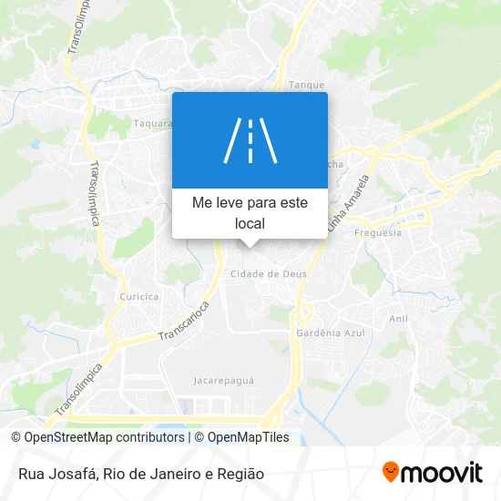 Rua Josafá mapa