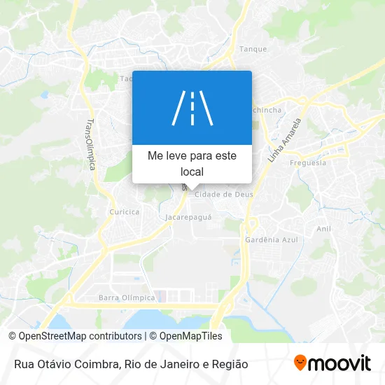 Rua Otávio Coimbra mapa