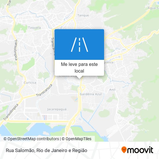 Rua Salomão mapa