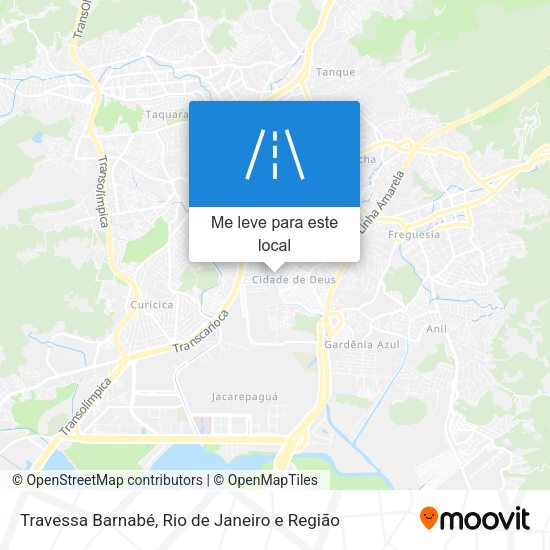 Travessa Barnabé mapa