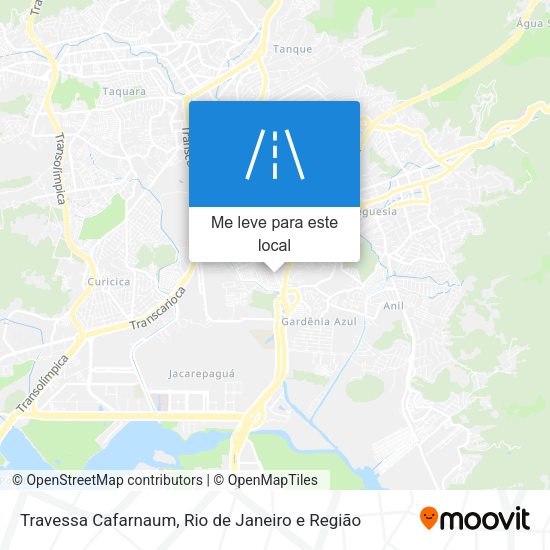Travessa Cafarnaum mapa