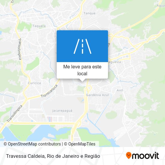 Travessa Caldeia mapa