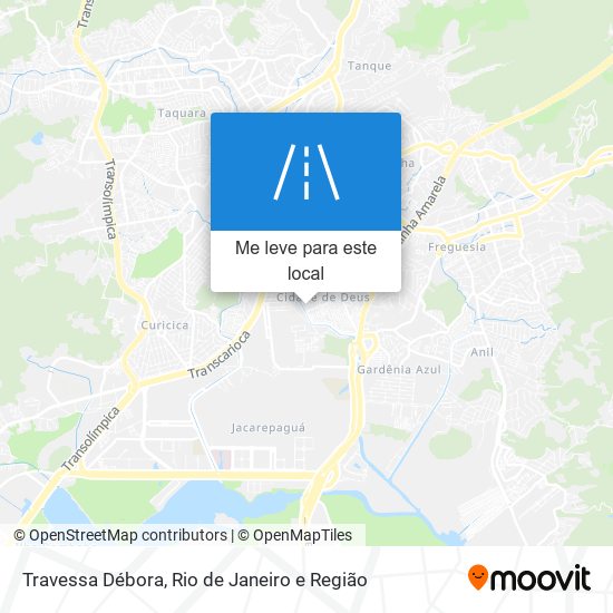 Travessa Débora mapa