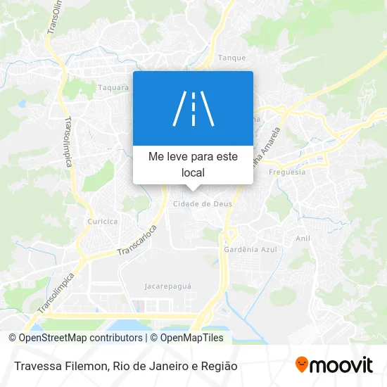 Travessa Filemon mapa