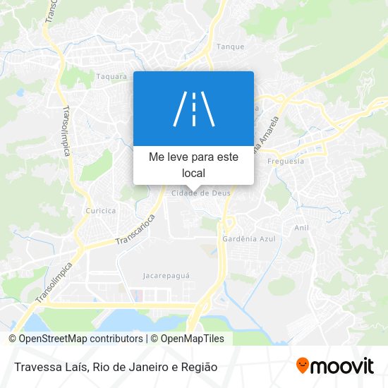 Travessa Laís mapa