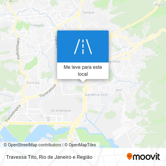 Travessa Tito mapa