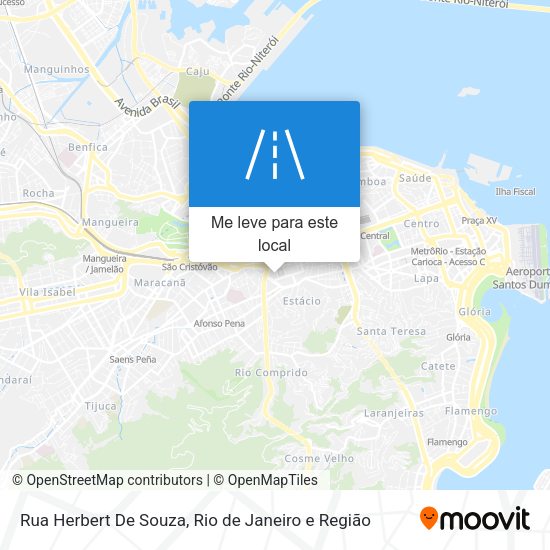 Rua Herbert De Souza mapa
