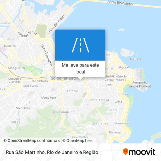 Rua São Martinho mapa