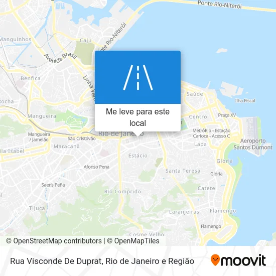 Rua Visconde De Duprat mapa