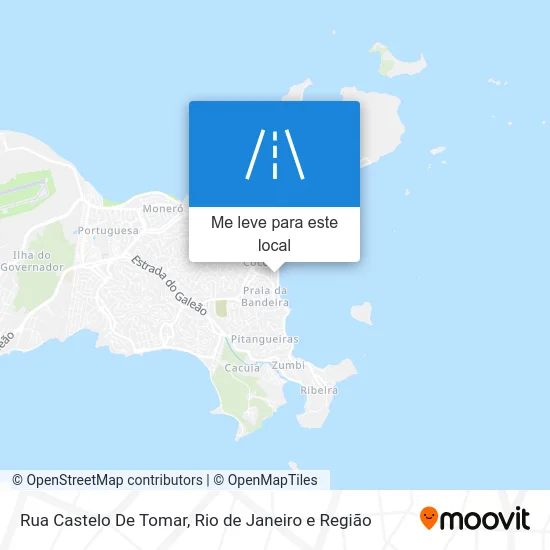 Rua Castelo De Tomar mapa