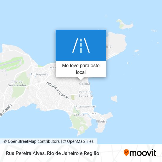 Rua Pereira Alves mapa