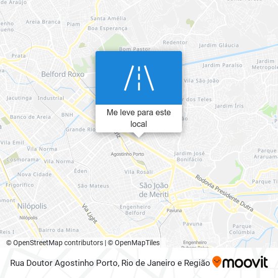 Rua Doutor Agostinho Porto mapa