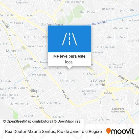 Rua Doutor Mauriti Santos mapa