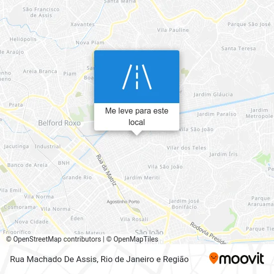 Rua Machado De Assis mapa