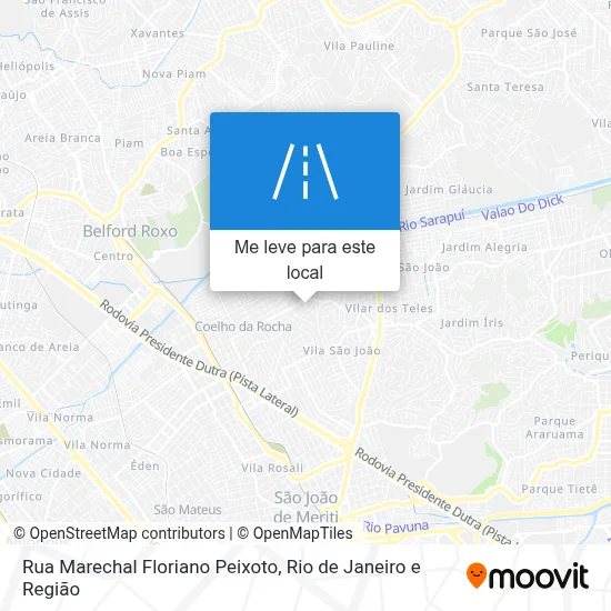 Rua Marechal Floriano Peixoto mapa