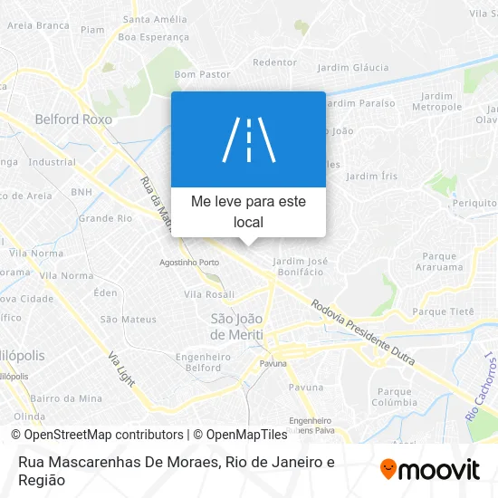 Rua Mascarenhas De Moraes mapa