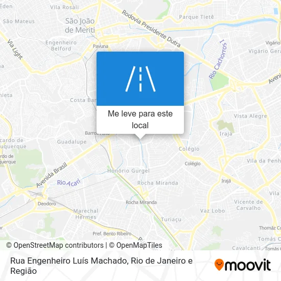 Rua Engenheiro Luís Machado mapa