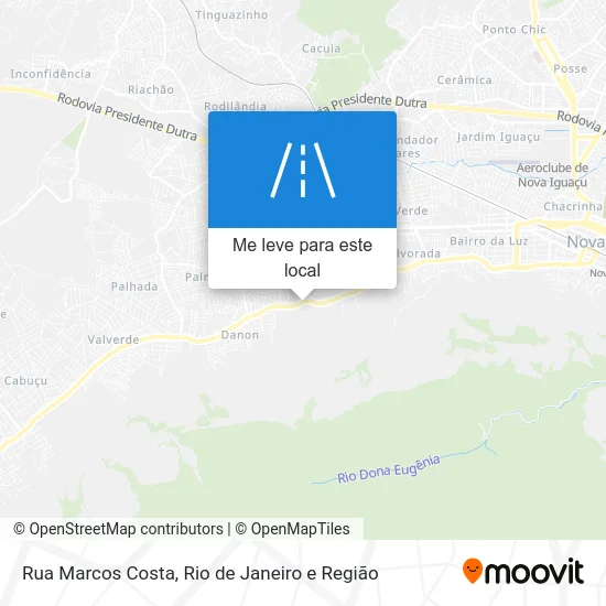 Rua Marcos Costa mapa