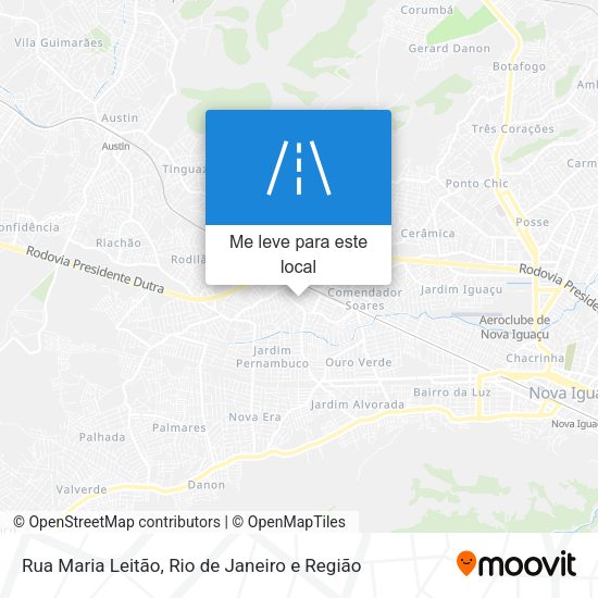 Rua Maria Leitão mapa