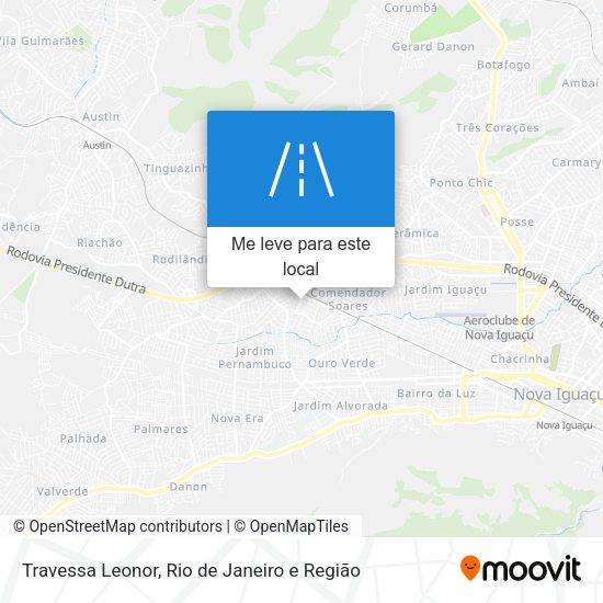 Travessa Leonor mapa