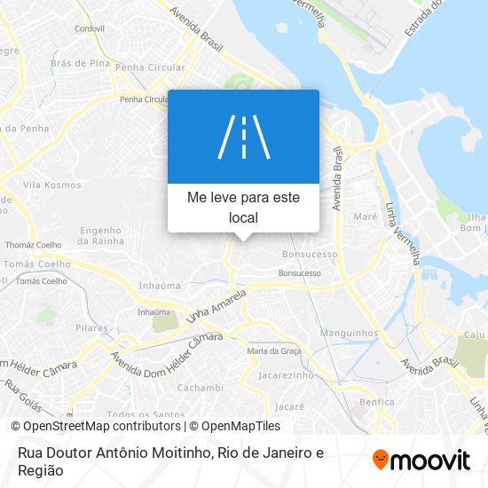 Rua Doutor Antônio Moitinho mapa