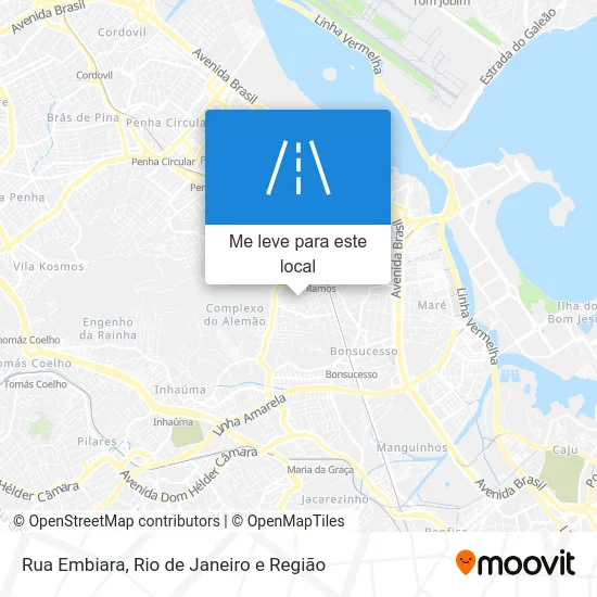 Rua Embiara mapa