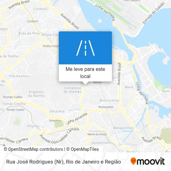 Rua José Rodrigues (Nr) mapa