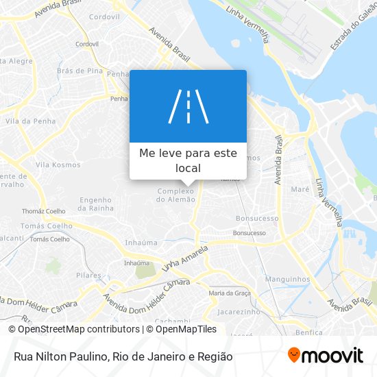 Rua Nilton Paulino mapa