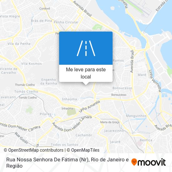 Rua Nossa Senhora De Fátima (Nr) mapa