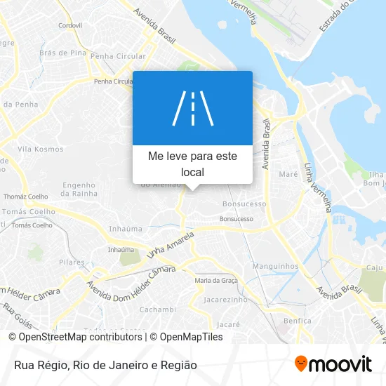 Rua Régio mapa