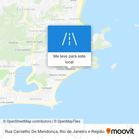 Rua Carvalho De Mendonça mapa
