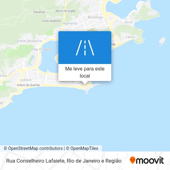 Rua Conselheiro Lafaiete mapa