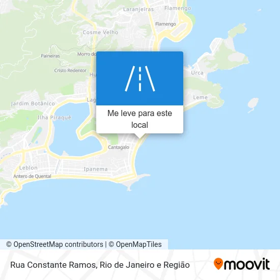 Rua Constante Ramos mapa
