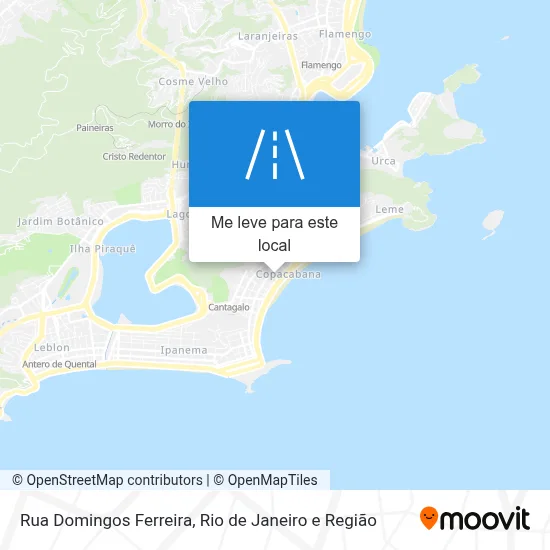 Rua Domingos Ferreira mapa
