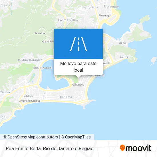Rua Emilio Berla mapa