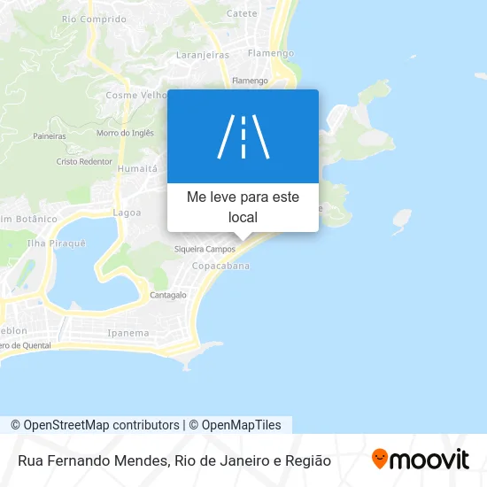Rua Fernando Mendes mapa