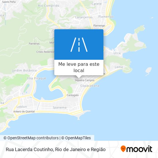 Rua Lacerda Coutinho mapa