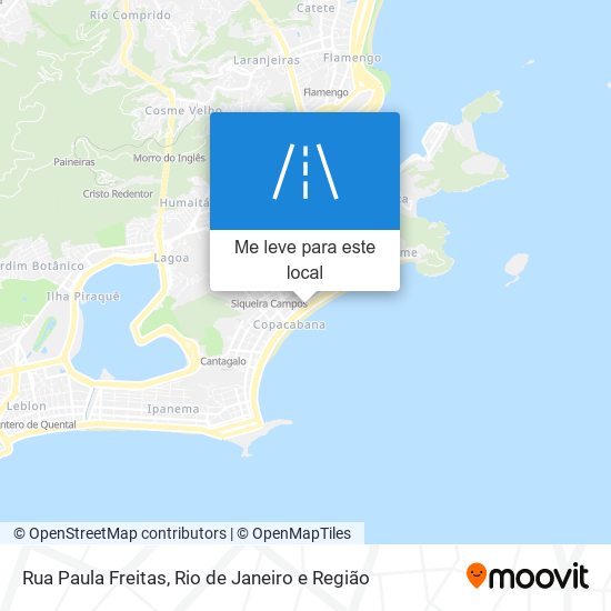 Rua Paula Freitas mapa