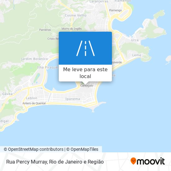 Rua Percy Murray mapa