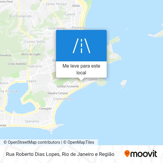 Rua Roberto Dias Lopes mapa