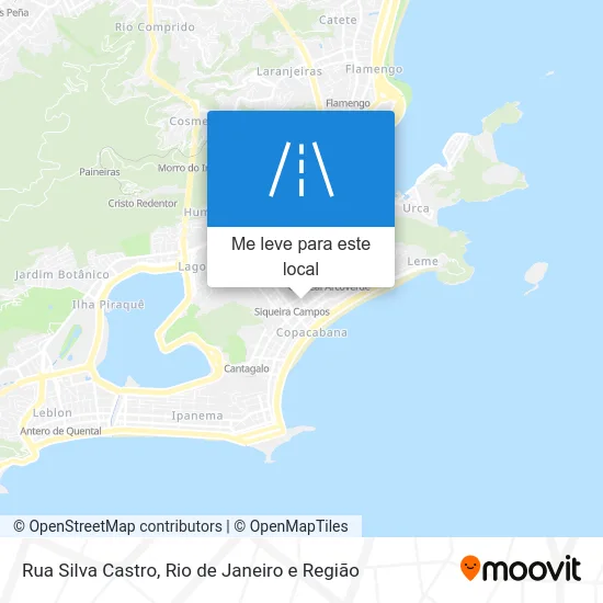 Rua Silva Castro mapa