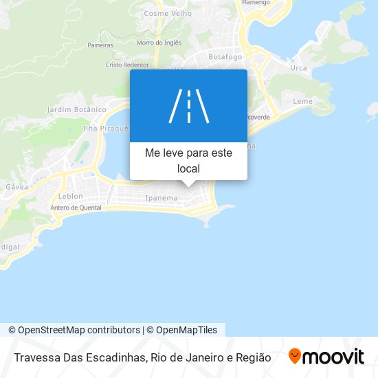 Travessa Das Escadinhas mapa