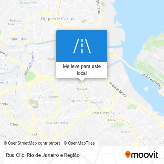 Rua Clio mapa
