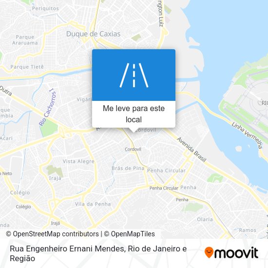 Rua Engenheiro Ernani Mendes mapa