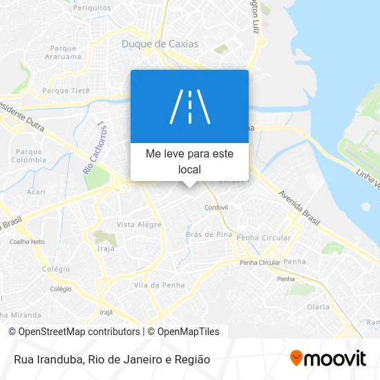 Rua Iranduba mapa