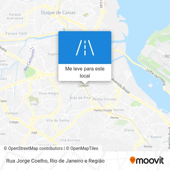Rua Jorge Coelho mapa