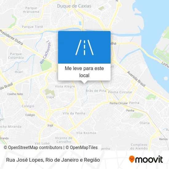 Rua José Lopes mapa