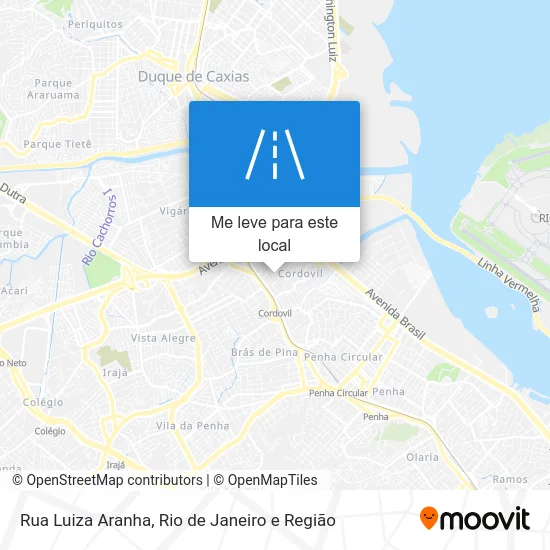 Rua Luiza Aranha mapa